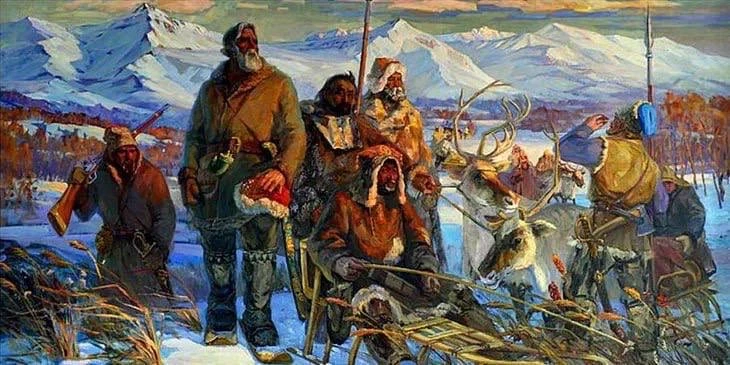 В этот день в 1697 году казак Владимир Атласов, приказчик Анадырского острога, установил крест в цен