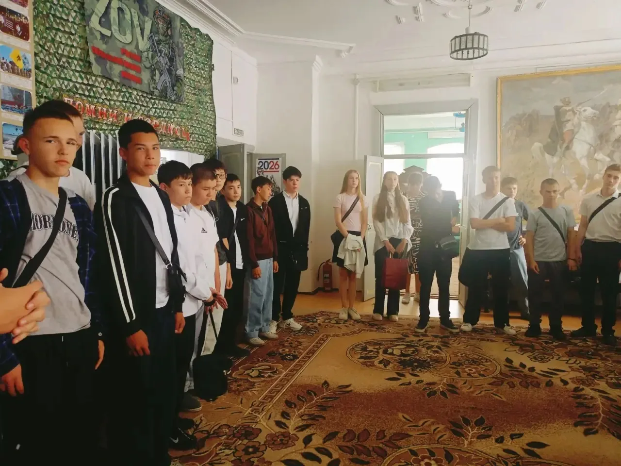 Для студентов лицея была проведена экскурсия «Победный след земляков», приуроченная к о...