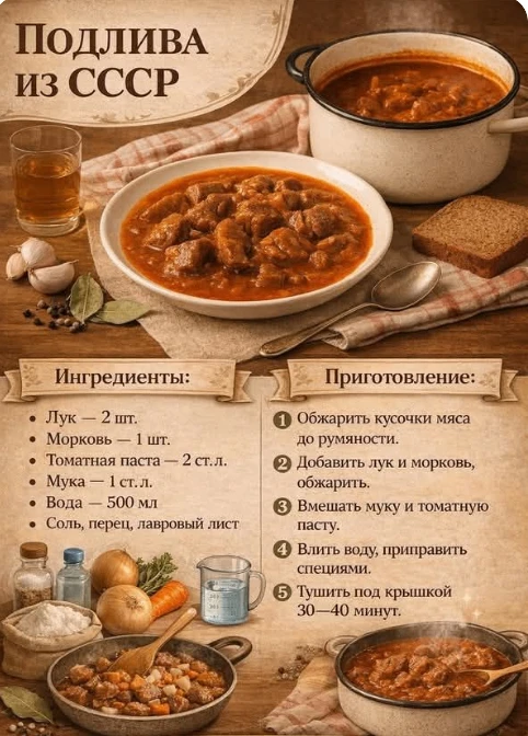 Подлива из СССР