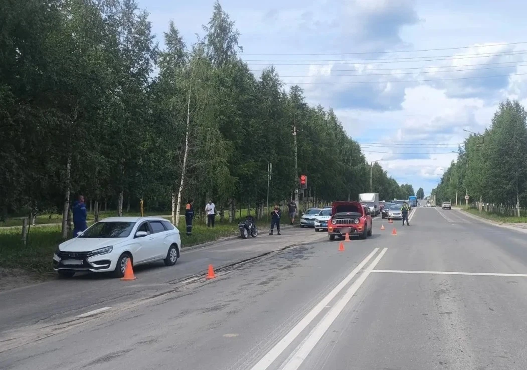 🏍️ В Ухте один неудачный манёвр едва не закончился трагедией для мотоциклиста