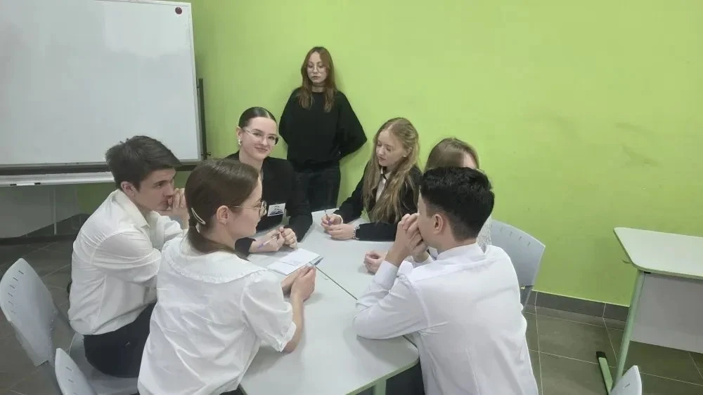 Сегодня состоялся районный этап Калужского интеллектуального марафона «Выборы – дело молодых!», в ко
