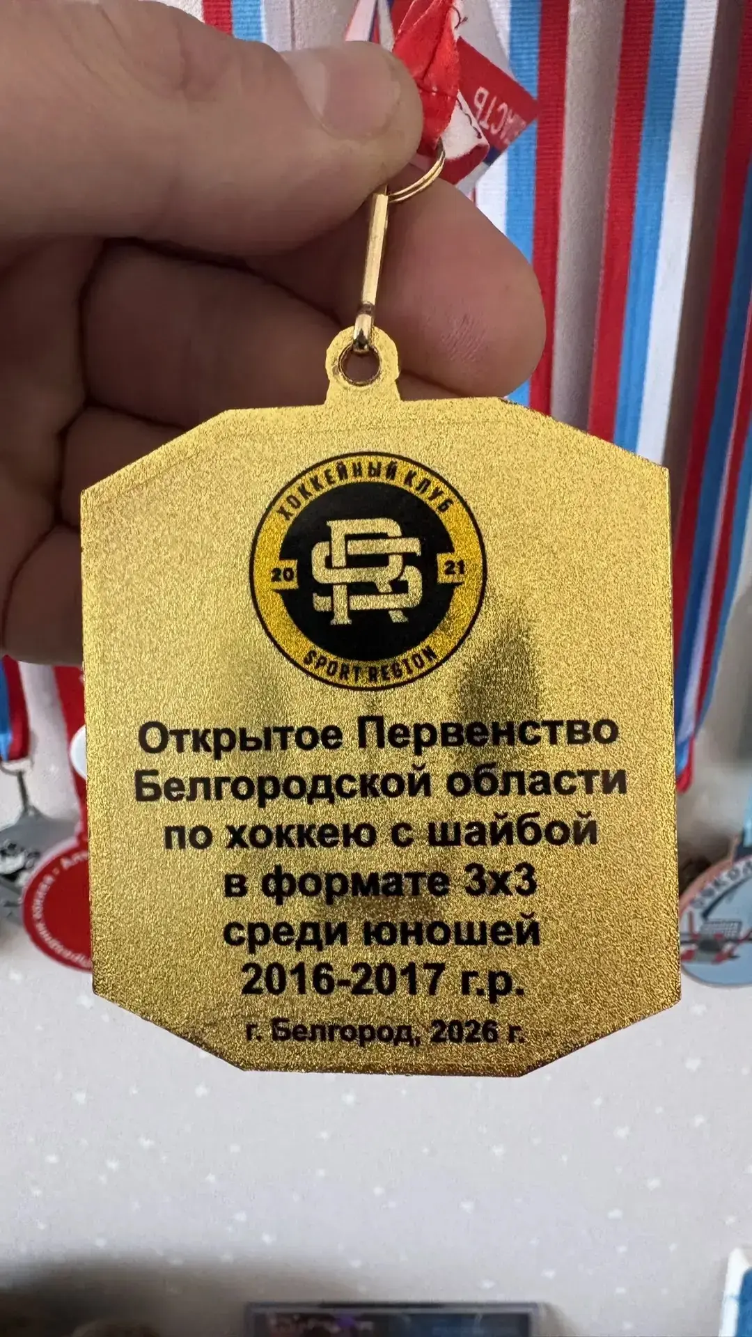 🏒🥅Абросимов Даниил, ученик 2- б класса участвовал в Открытом первенстве Белгородской области по хокк
