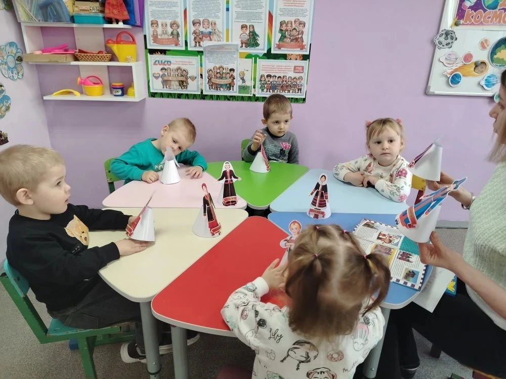 В рамках реализации плана «Года единства народов России» в нашем детском саду сегодня п...