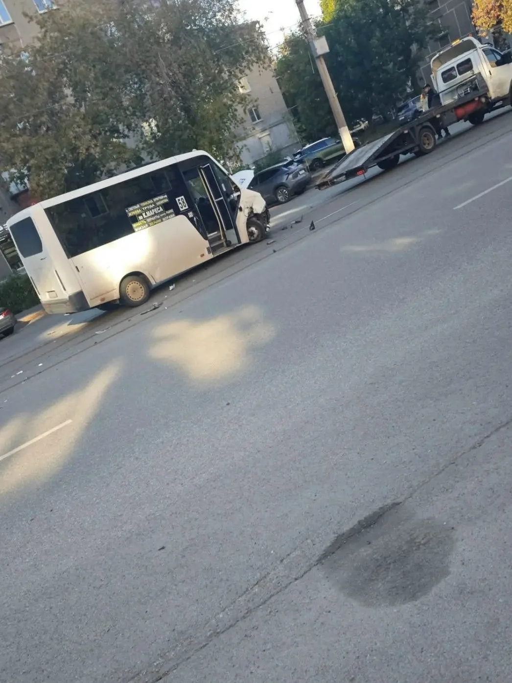 Вчера, 14 сентября, в период примерно с 16:00 до 17:00 произошло ДТП  по адресу Карла М...