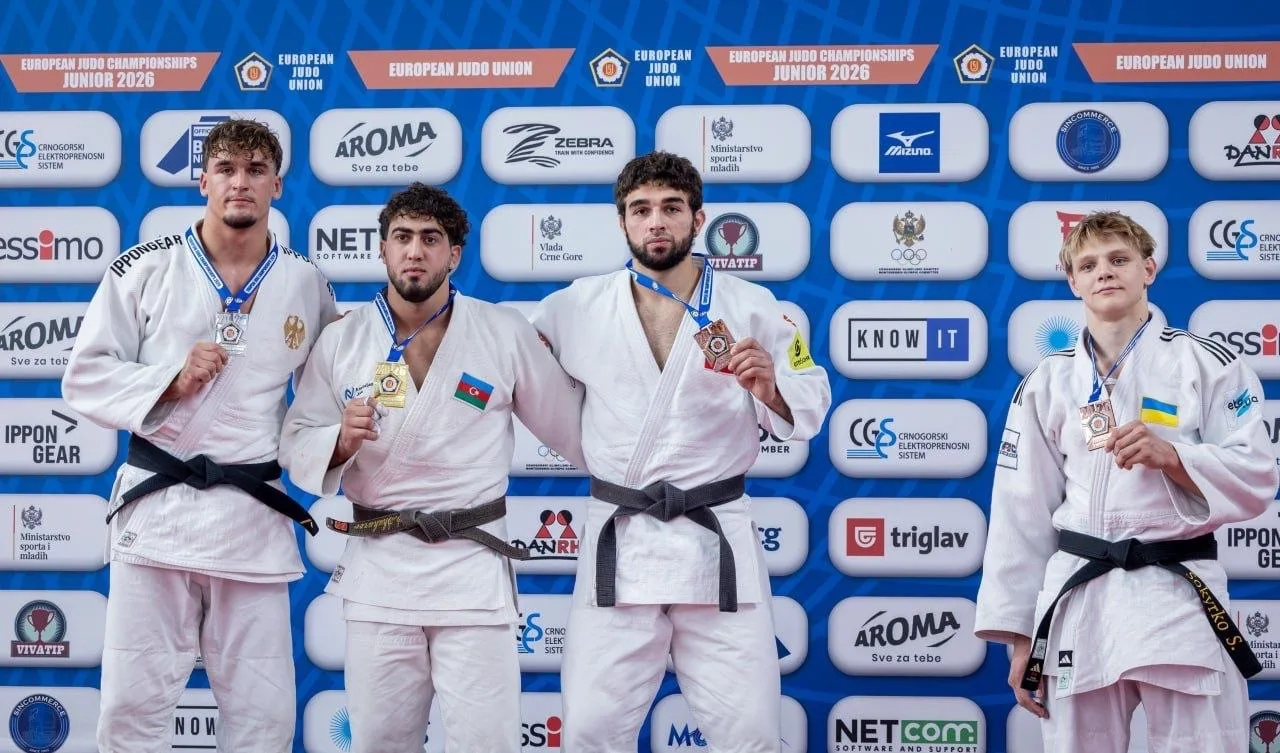 🏆Итоги третьего дня Первенства Европы по дзюдо в Подгорице!