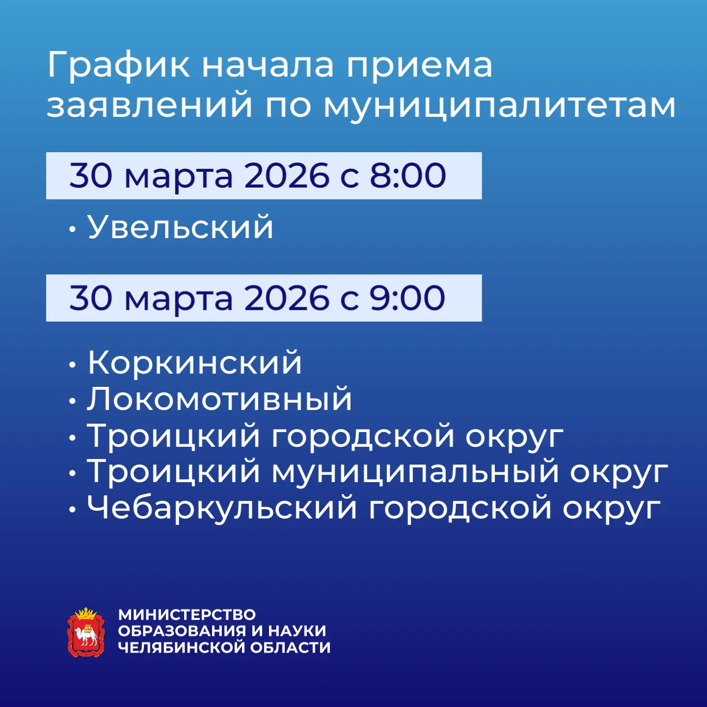 📌 С понедельника стартует приемная кампания в первые классы!  С 23 марта по 1 апреля в муниципалитет