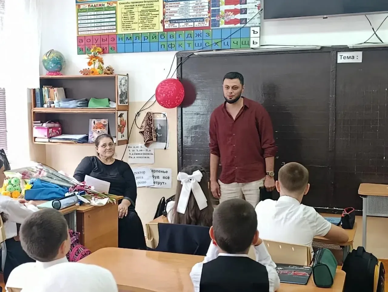 Встреча школьников с ветераном СВО Ризваном Рамазановым в школе №9 Кизляра стала важным...