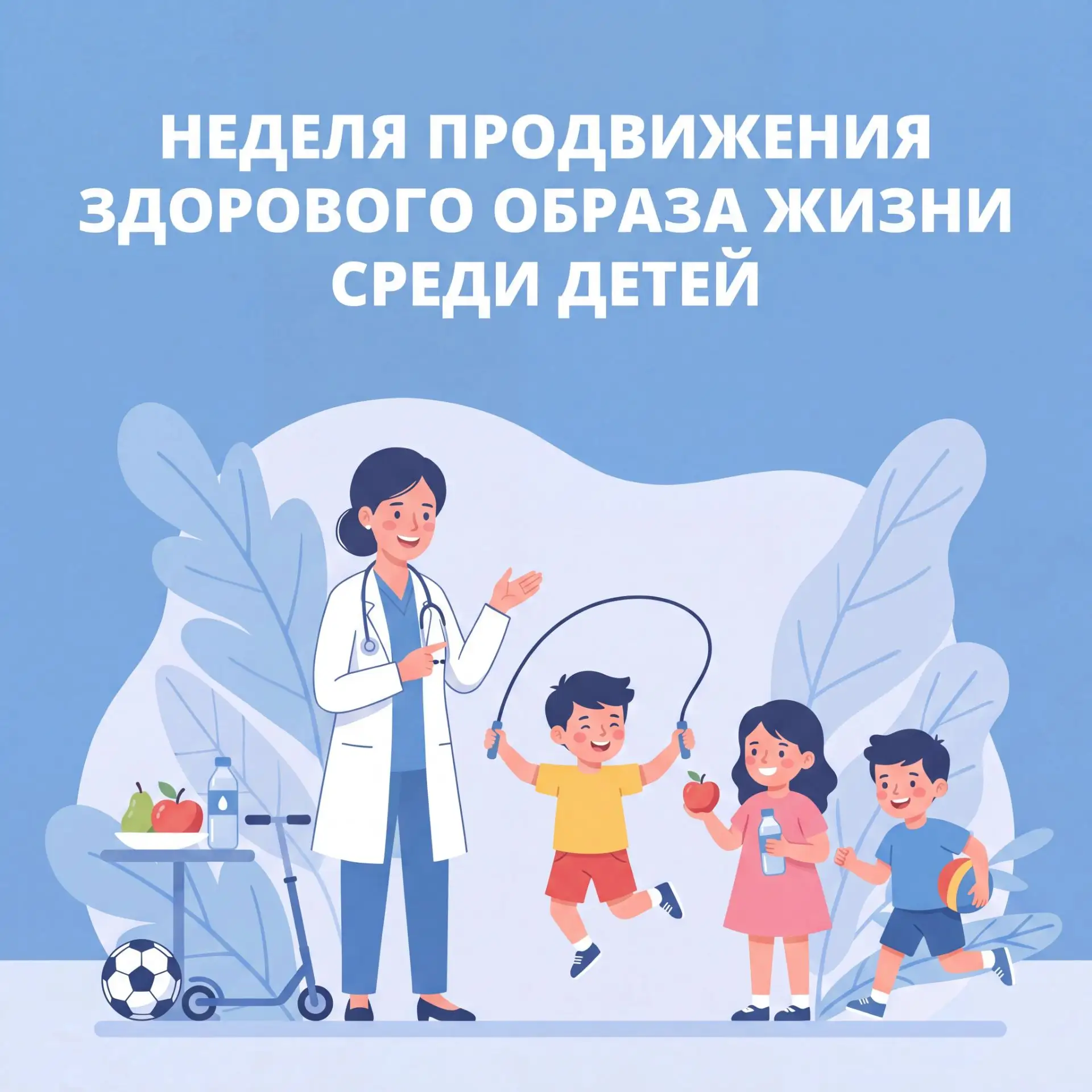 С 31 августа по 6 сентября в России проходит Неделя продвижения здорового образа жизни ...