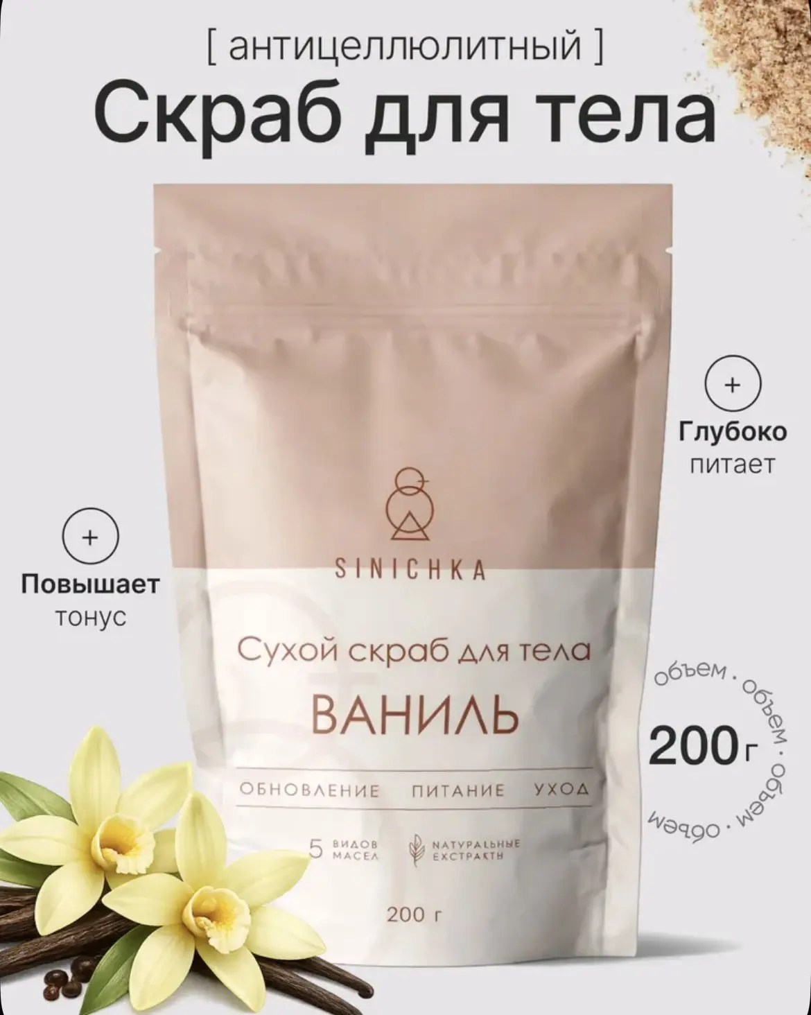 💫 💫 Скраб для тела SINICHKA

💰Цена: 191₽

❤️- круто, спасибо.
👍 - хочется побольше таких товаров