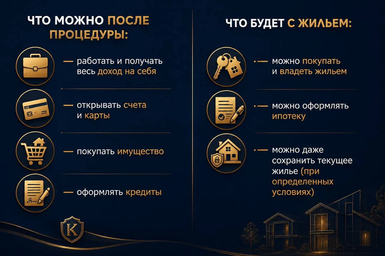 ❌ Миф: после банкротства вам не дадут кредит и вы не сможете купить жильё