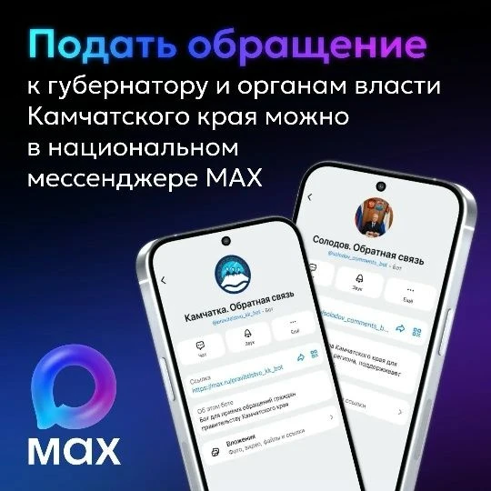 Жители Камчатского края могут подать обращение губернатору Владимиру Солодову и органам...