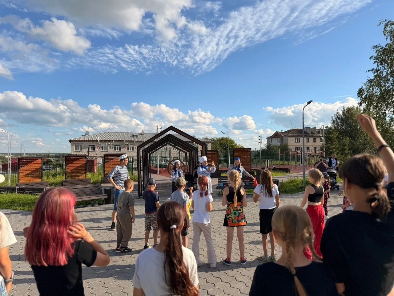 В парке села Курьи
