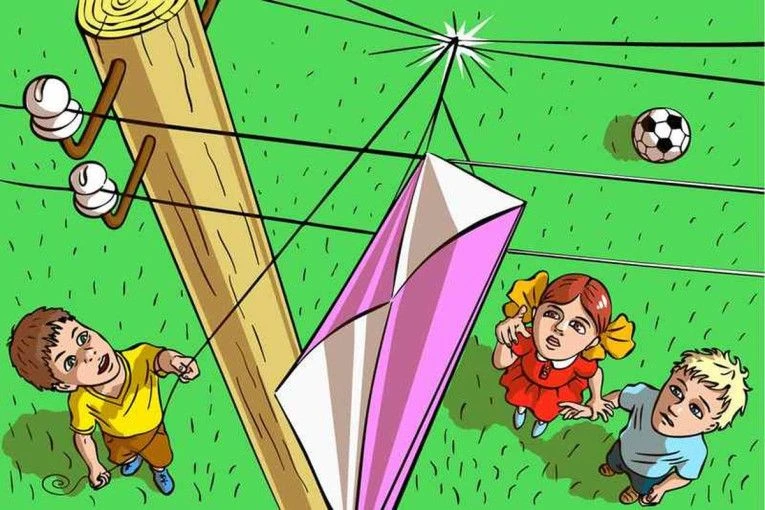 Готовимся к каникулам: игры летом.
Напомните детям:
·           не купаться и не рыбачить под ЛЭП;
·