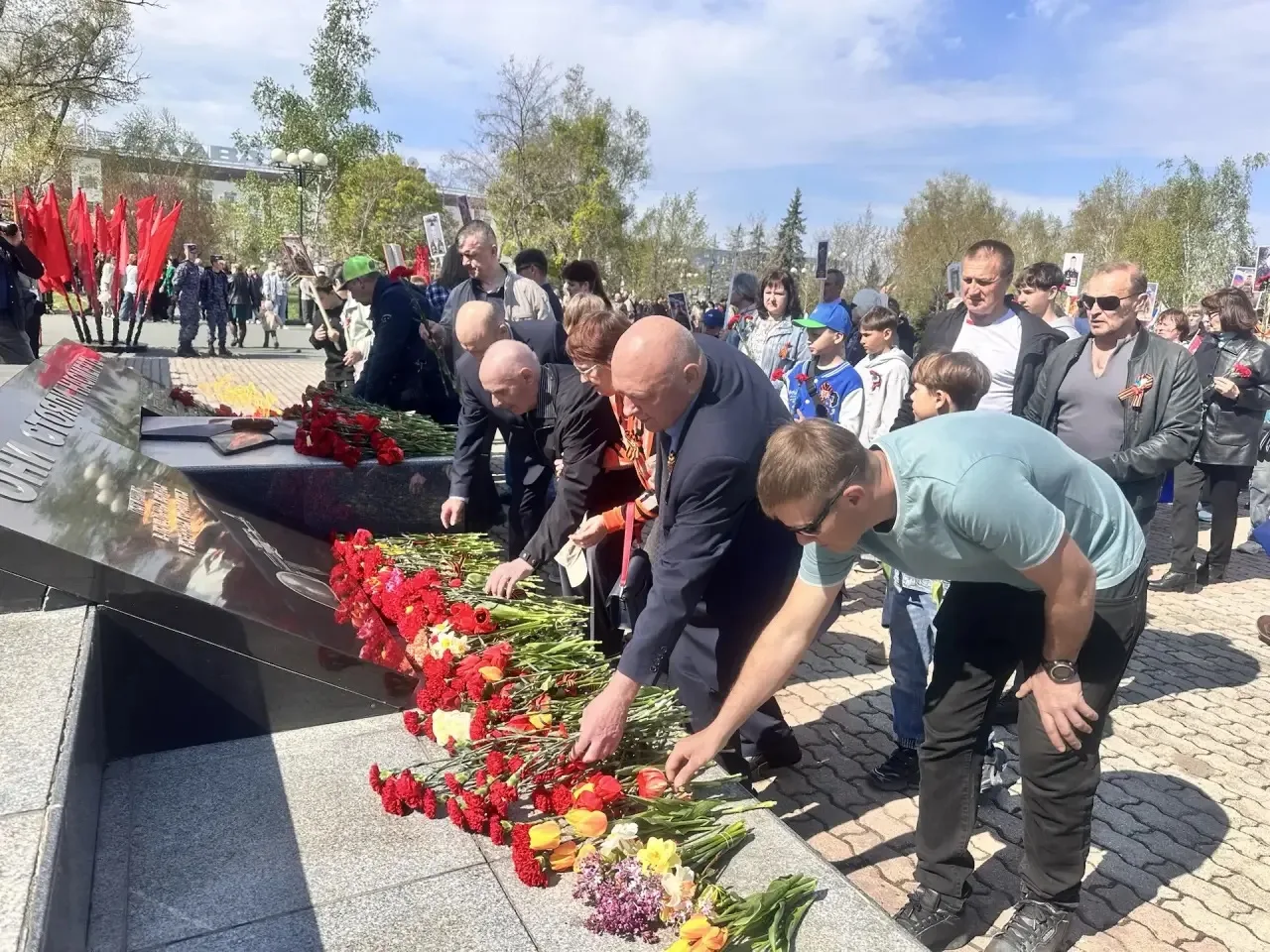 В День 9 мая коллектив, спортсмены и воспитанники МБУ СШОР «Богатырь» АГО приняли участ...
