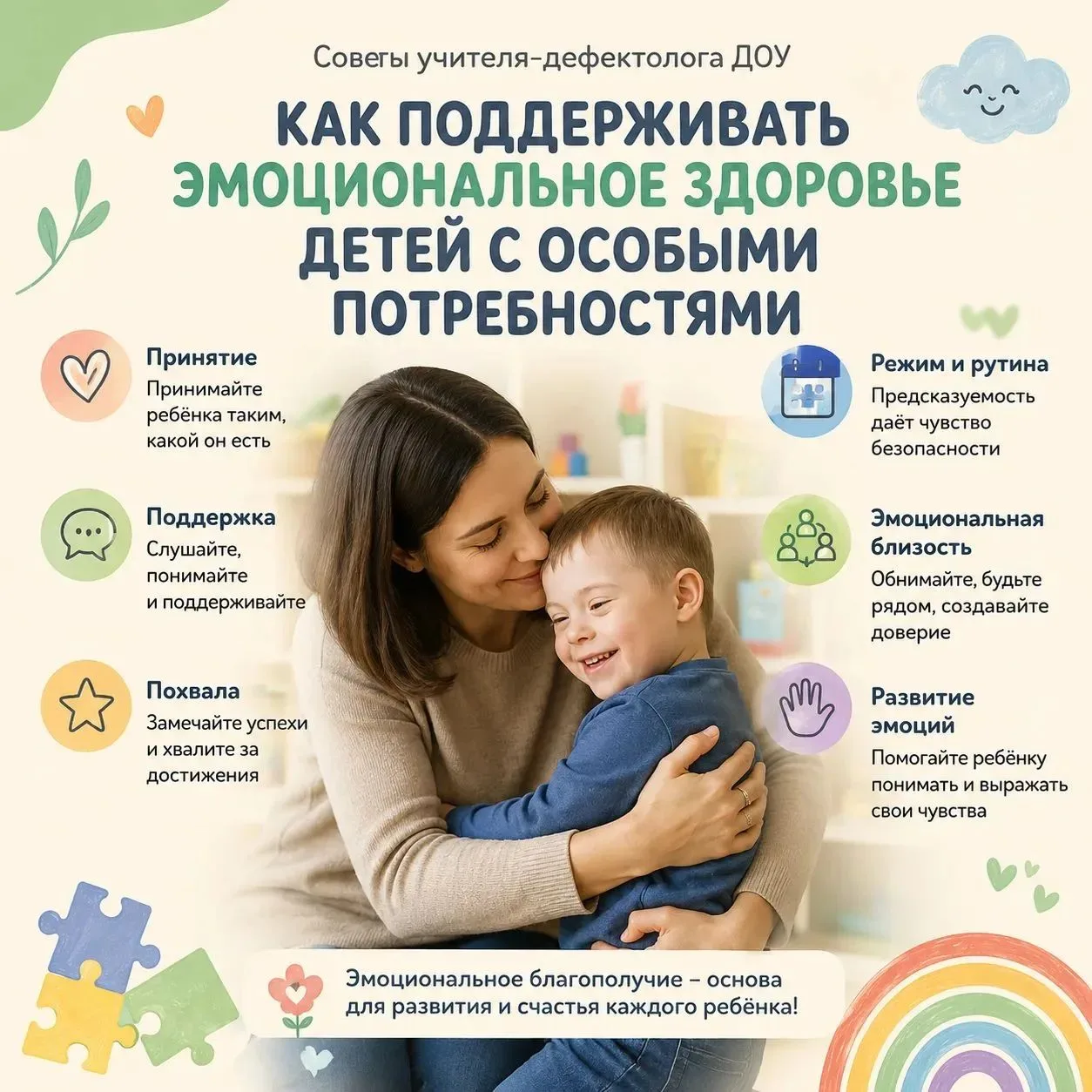 🌿 "Я рядом, я тебя понимаю»: как поддержать эмоциональное здоровье ребенка"
