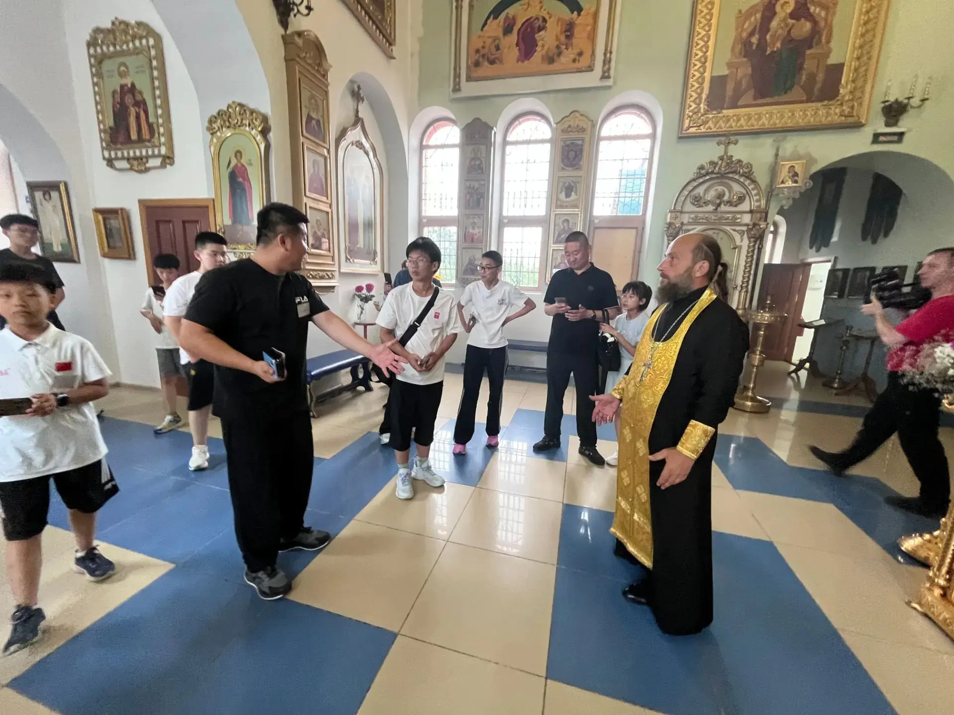 Храм в честь иконы Божией Матери "Скоропослушница" посетила иностранная делегация из побратимой пров