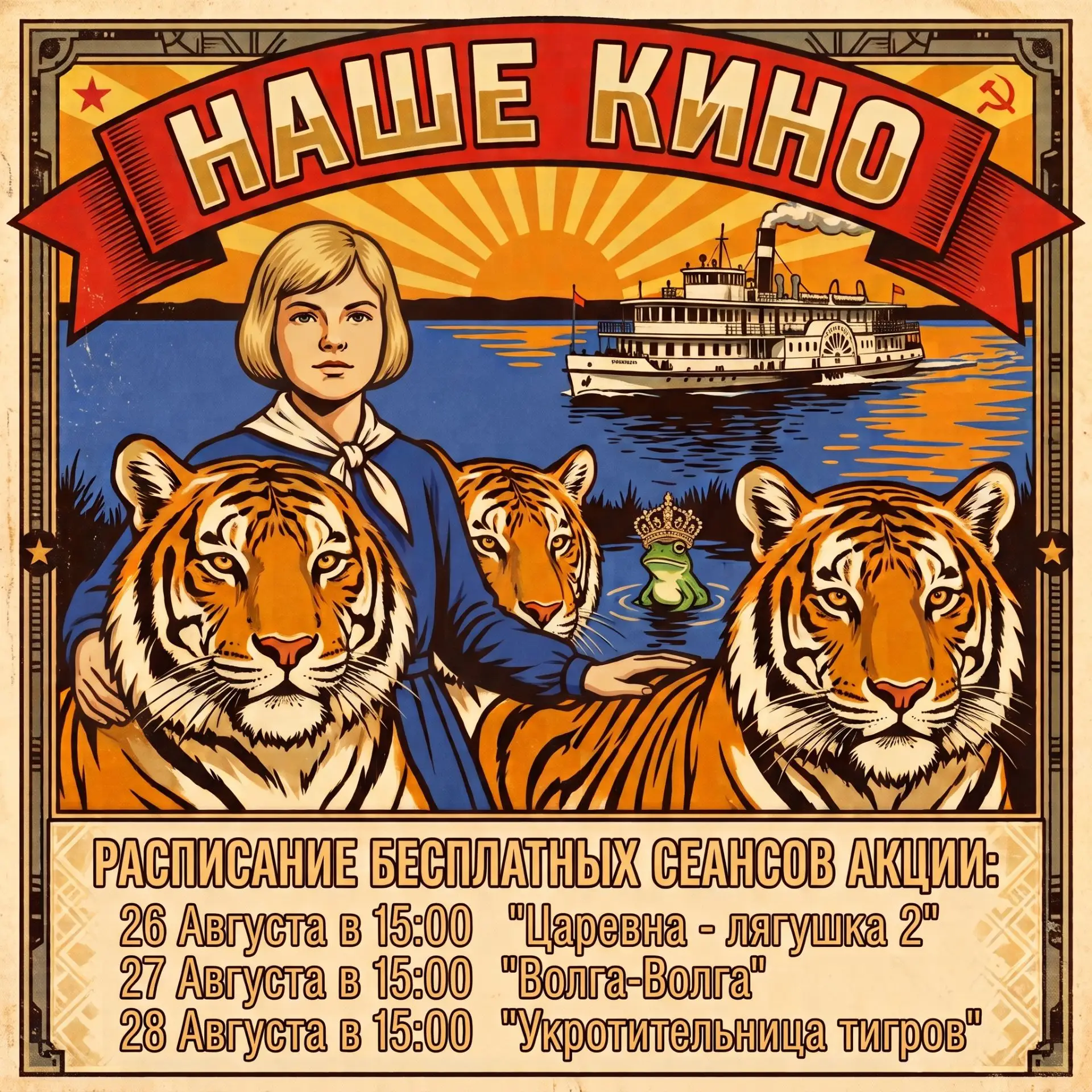Приглашаем на бесплатные показы фильмов! 🎬