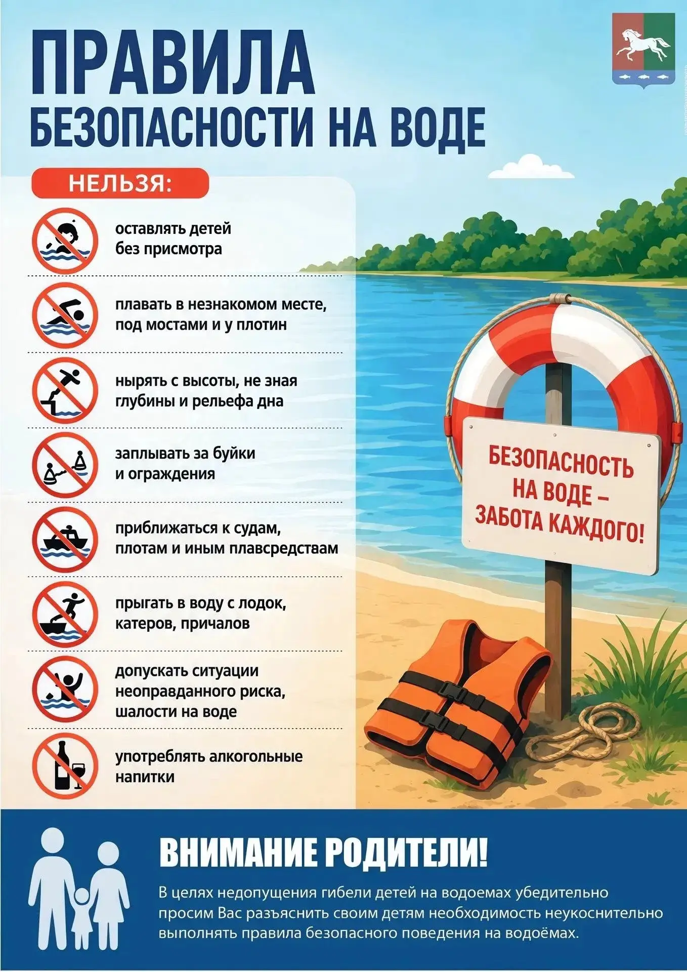 Период отпусков и отдыха, связанного с водоемами, продолжается. Независимо от вида водоёма, будь то 