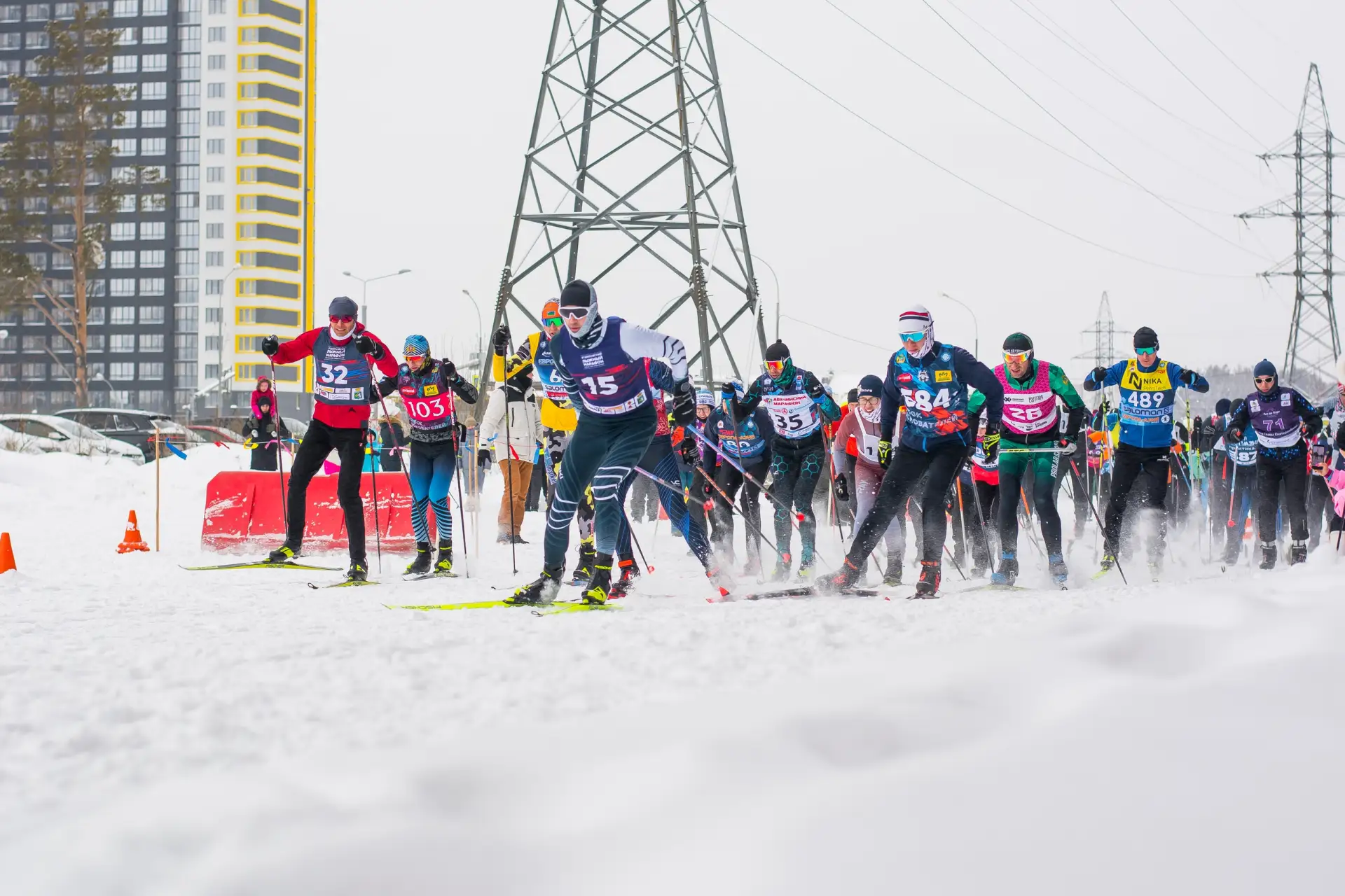 ⛷ Академический встал на лыжи: в рамках зимней спартакиады прошла массовая гонка  Второй этап зимней