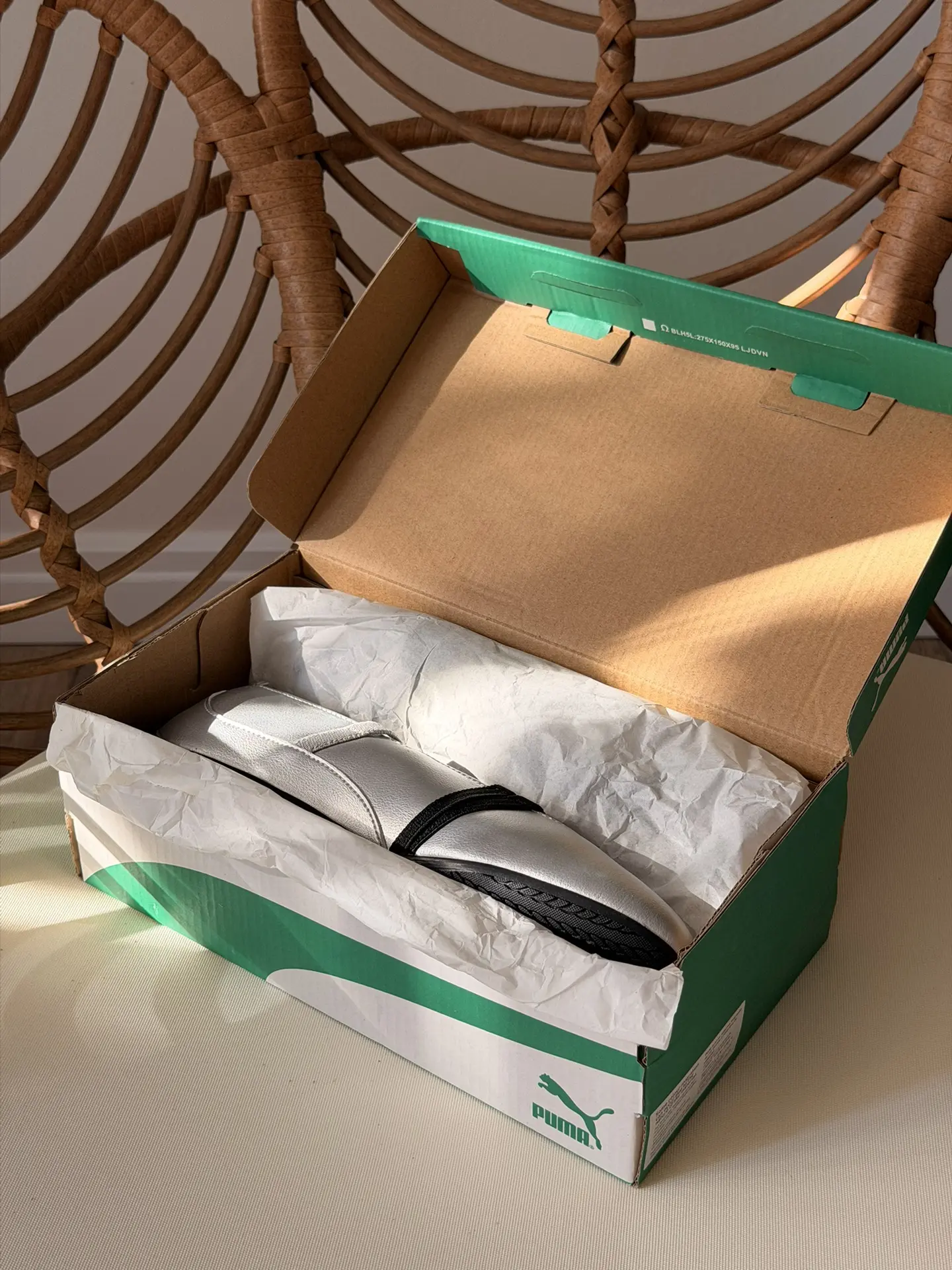 Балетные кеды Puma с кружевом