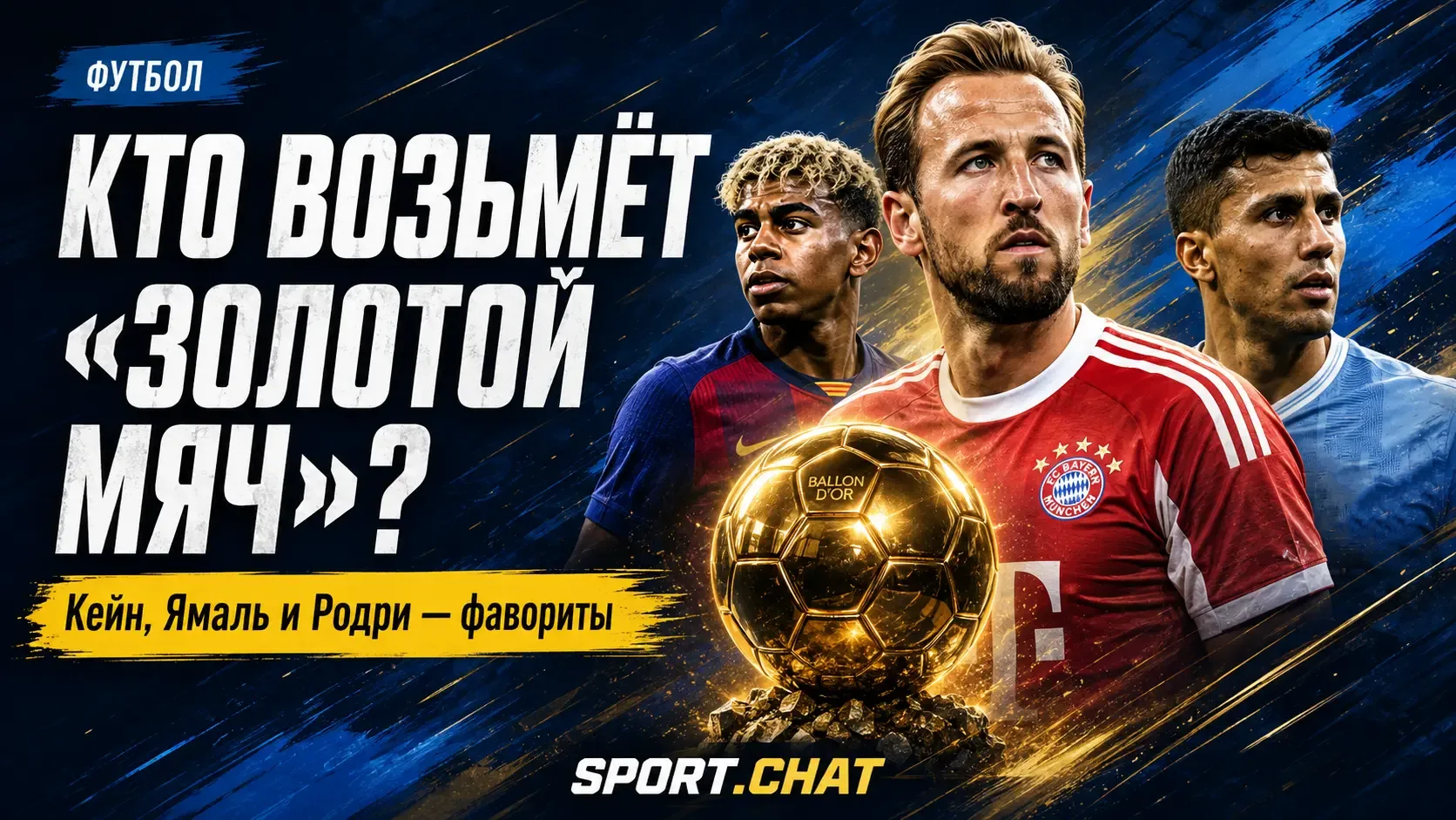 Кто возьмёт «Золотой мяч» в 2026 году? Кейн вышел в фавориты, но гонка ещё далеко не ре...