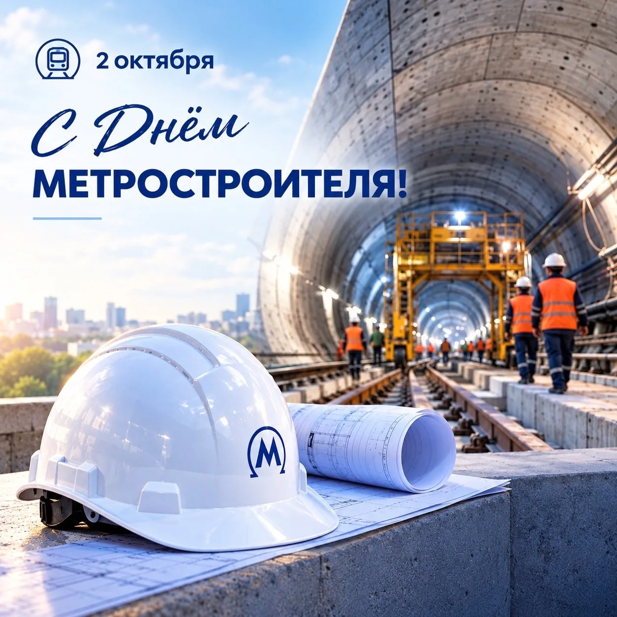 🚇 2 октября — День метростроителя