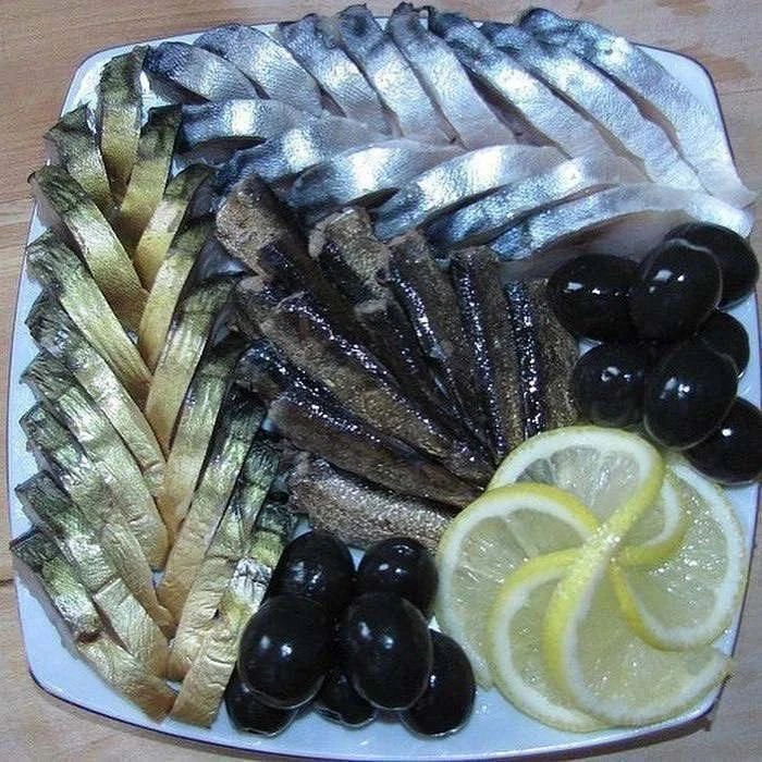 ✏️ Оформление рыбной нарезки🐠🐠