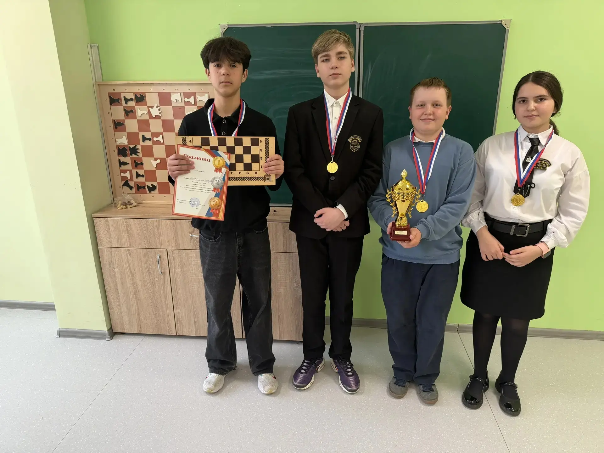 🥇 НАША ШКОЛА — ЗАНЯЛА 1 МЕСТО! 🥇 Позади остались все остальные команды округа. Эта победа — результа