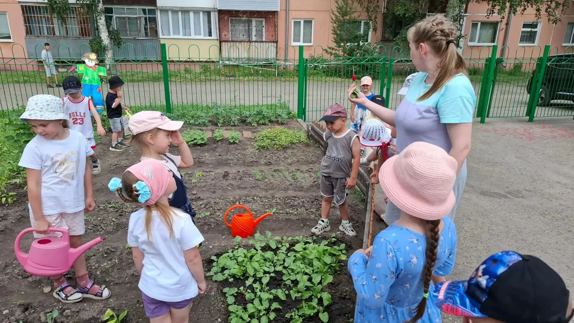 🌱 Наш огород в детском саду — маленькое чудо! 🌱