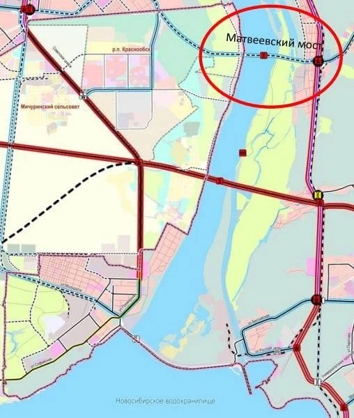 В Новосибирске планируют построить пятый мост через Обь