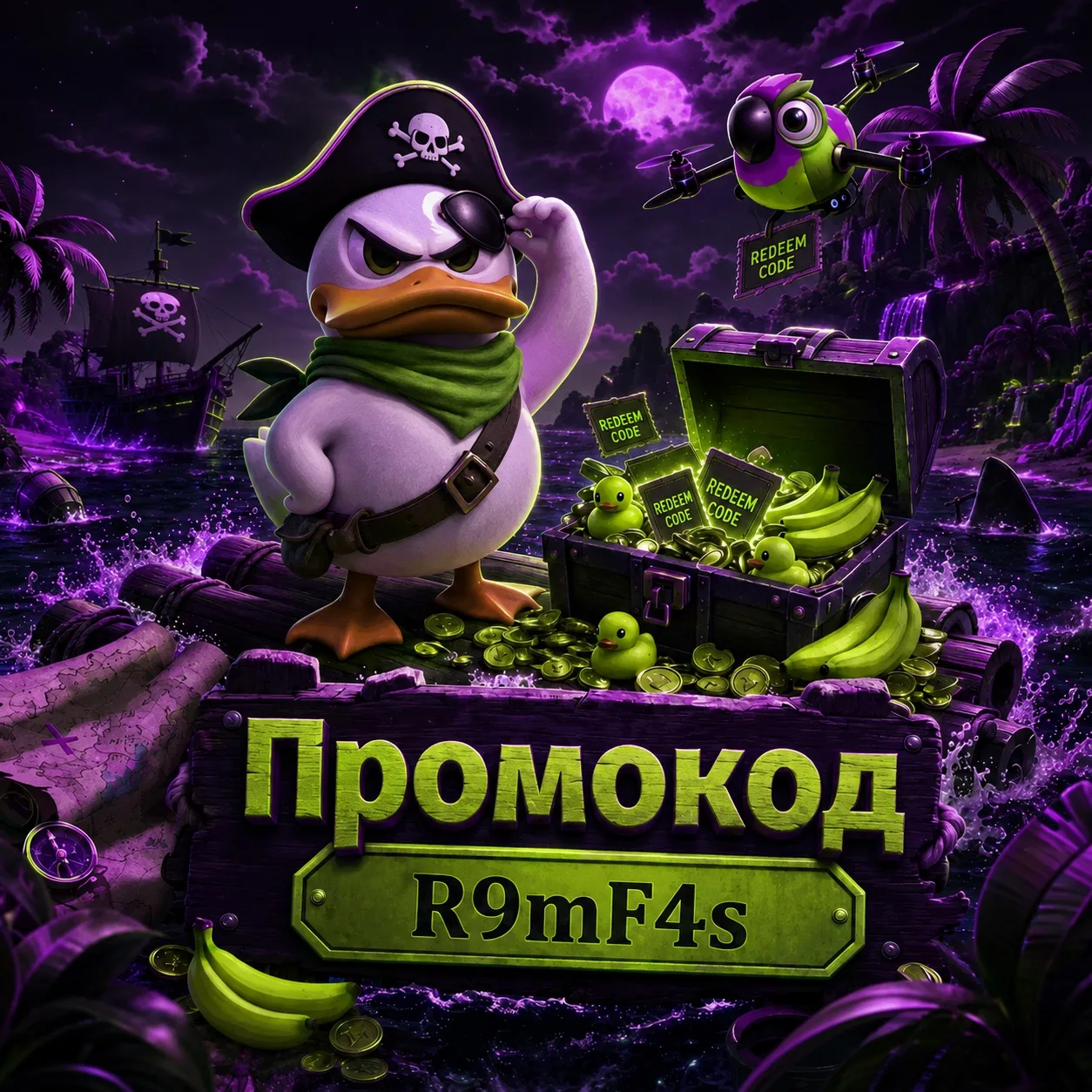 🔥Новый промик для Duck Survival