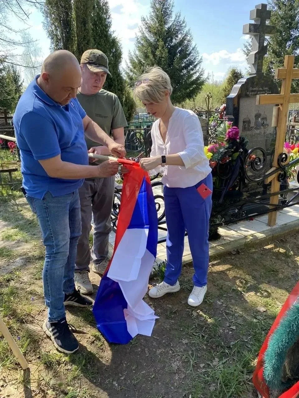 🇷🇺 В Ступино почтили память погибших героев  В городском округе Ступино продолжаются мероприятия, на
