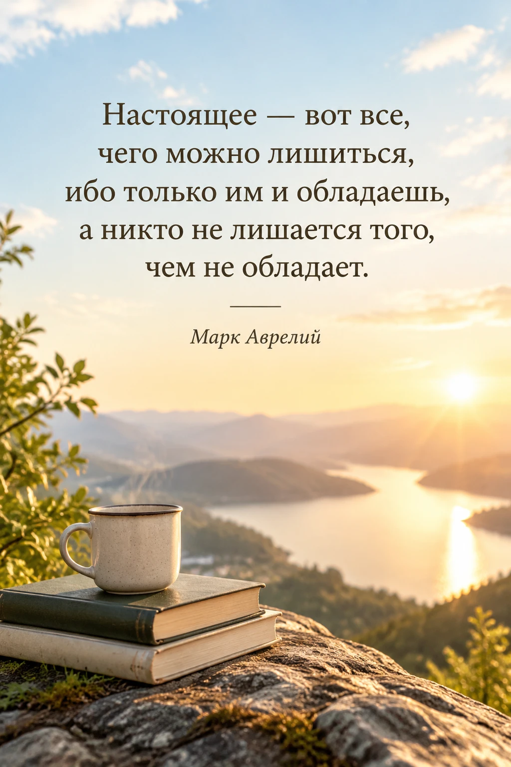 «Настоящее — вот все, чего можно лишиться, ибо только им и обладаешь, а никто не лишает...