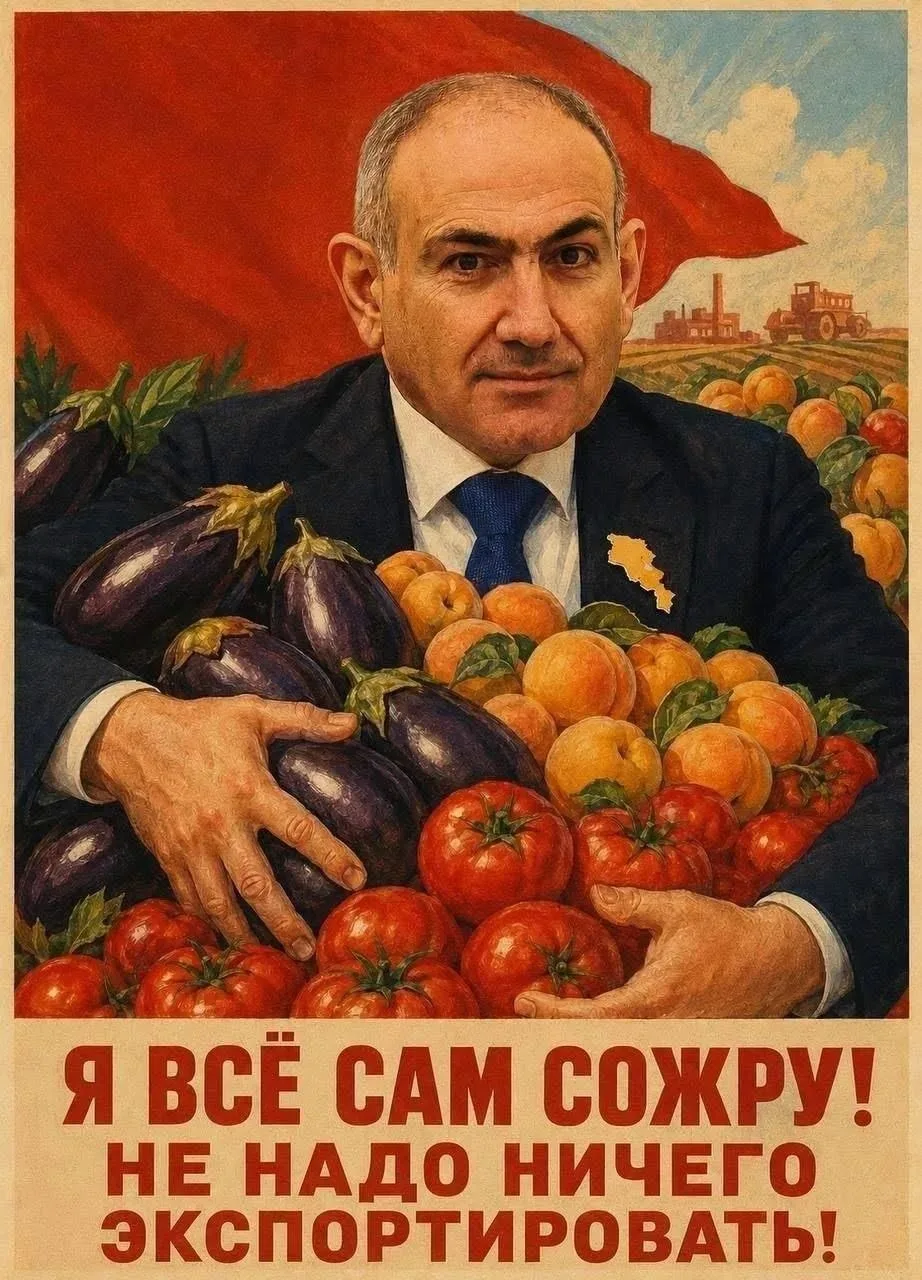 Россия с 12 июня ограничивает ввоз всей подкарантинной продукции из Армении и ее транзи...
