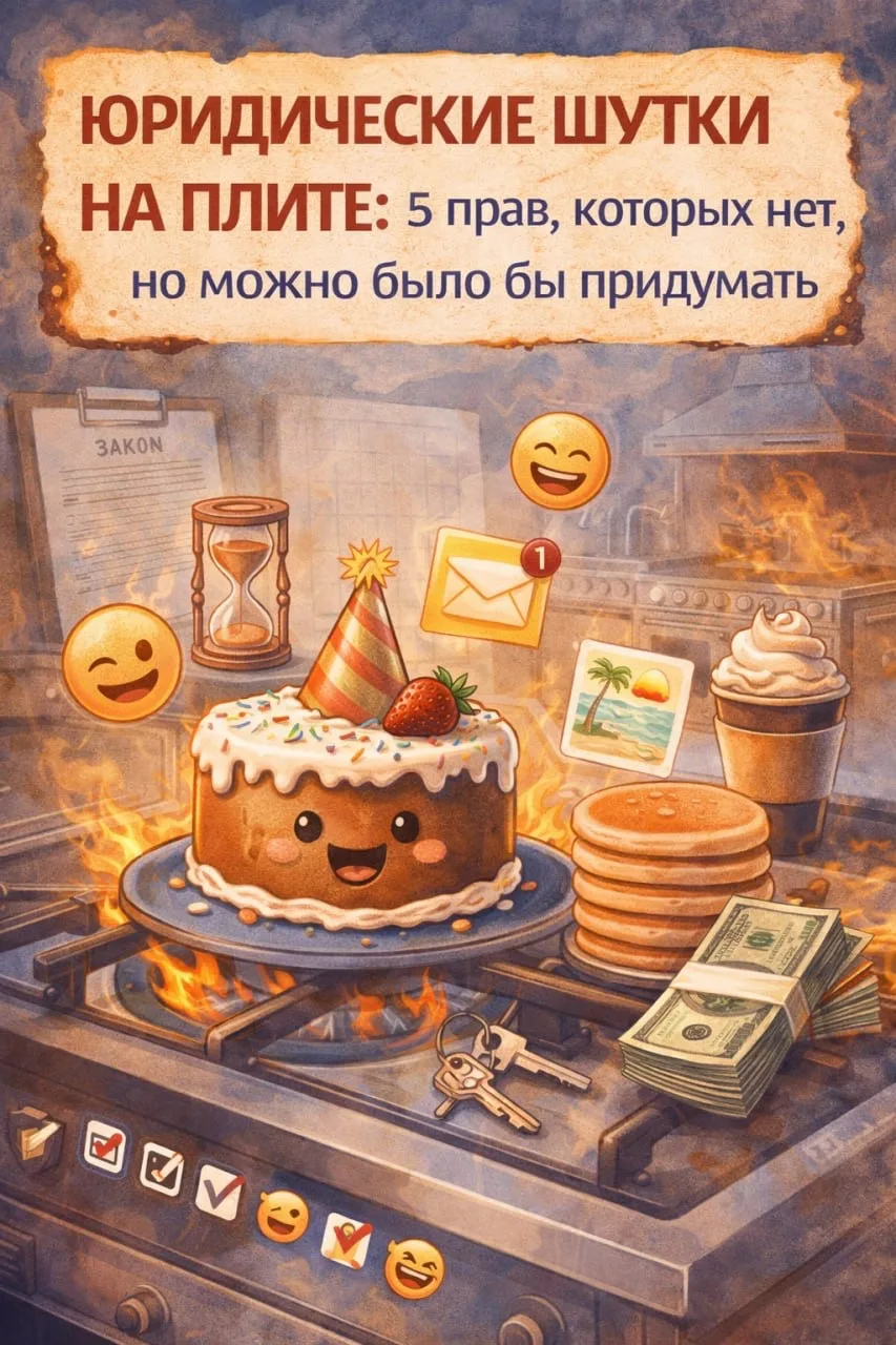 🎪 Юридические шутки на плите: 5 прав, которых нет, но можно было бы придумать