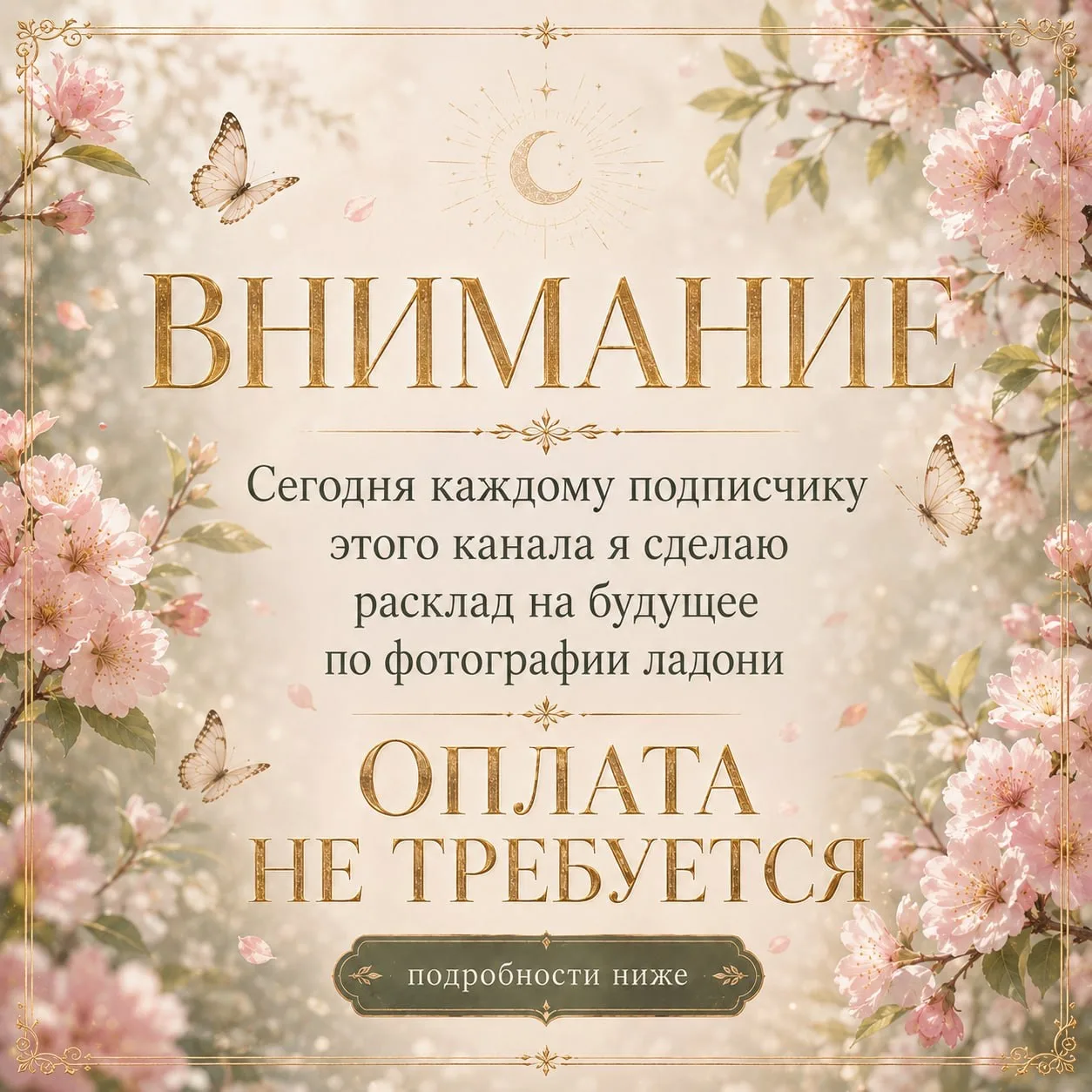 ✨ЛИНИИ НА ВАШИХ ЛАДОНЯХ: КЛЮЧ К СУДЬБЕ✨

Линии — это не просто символы
 
Они могут подсказать направ