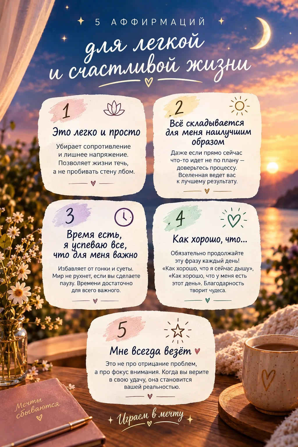 ✨ 5 фраз-кодов, которые настраивают реальность на лучшее