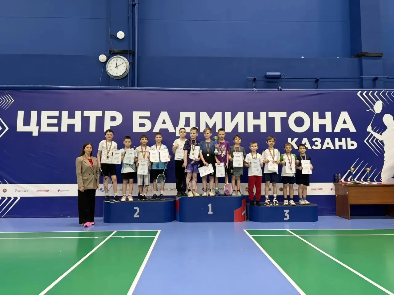 🏸 ИТОГИ РАЙОННОГО ТУРНИРА ПО БАДМИНТОНУ   9 апреля состоялся турнир по бадминтону среди юношей 1-4-х
