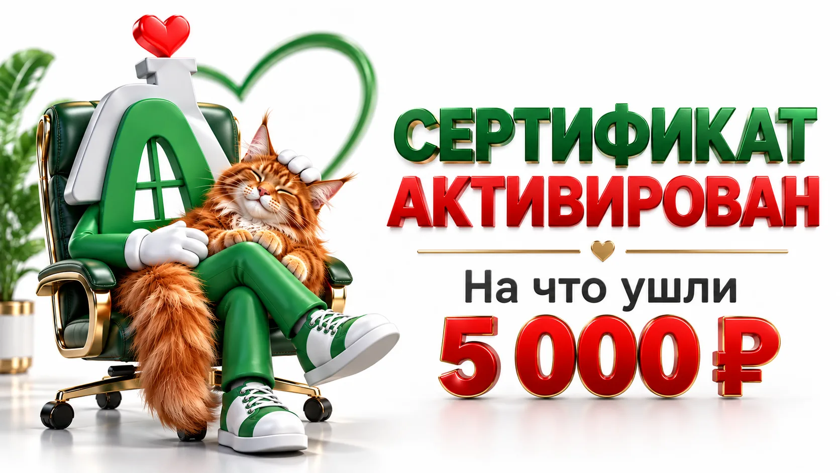 🎁 Сертификат активирован — и вот на что ушли 5 000 ₽