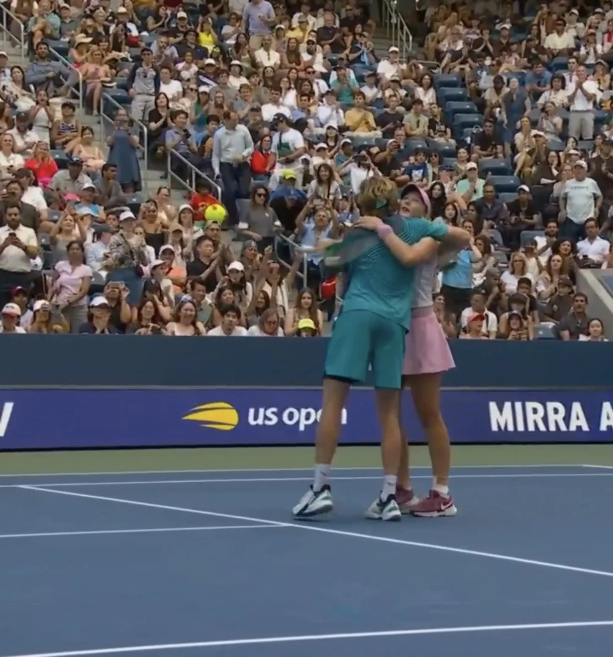 РУБЛЕВ И АНДРЕЕВА - В 1/2 ФИНАЛА МИКСТА US OPEN!
