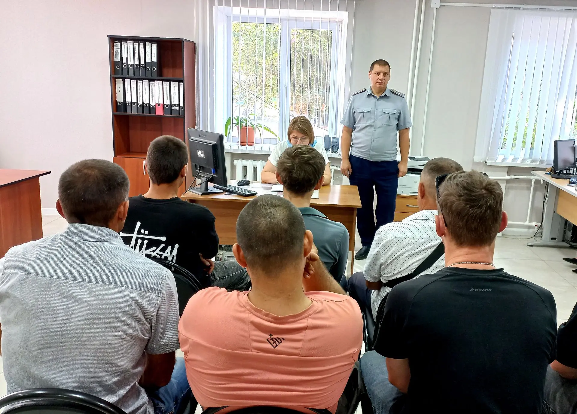 В рамках взаимодействия с целью обеспечения трудовой и социально-полезной занятости с о...