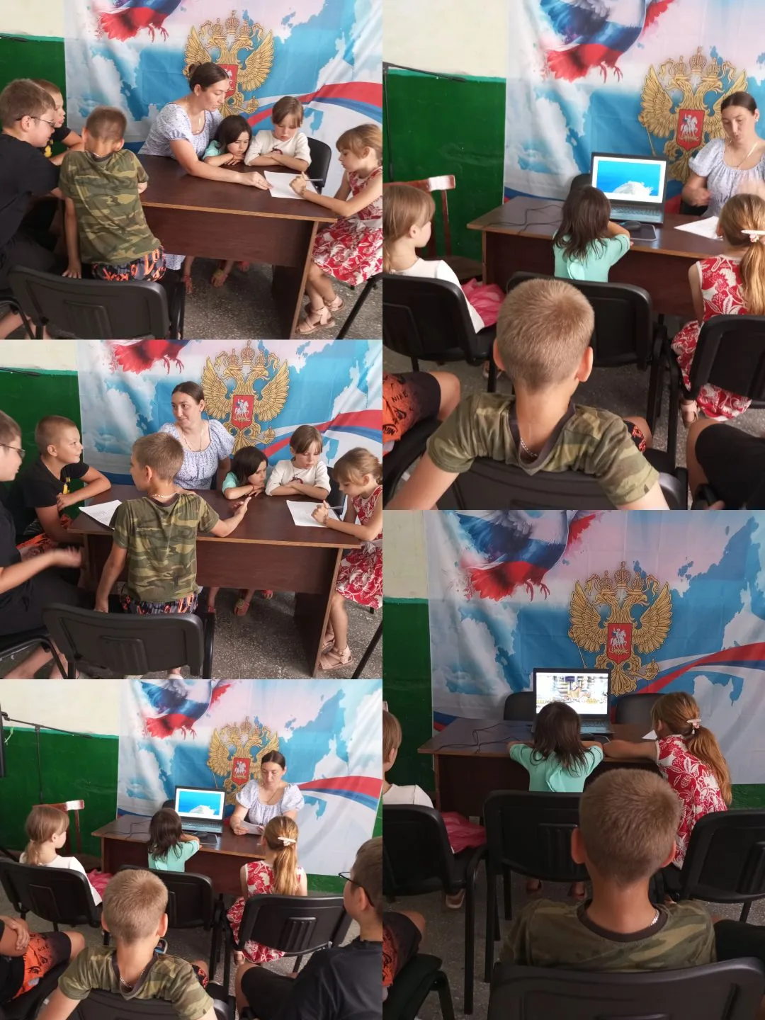 🇷🇺Сегодня в  Стульневском клубе-филиале прошла тематическая программа для детей «Знае...
