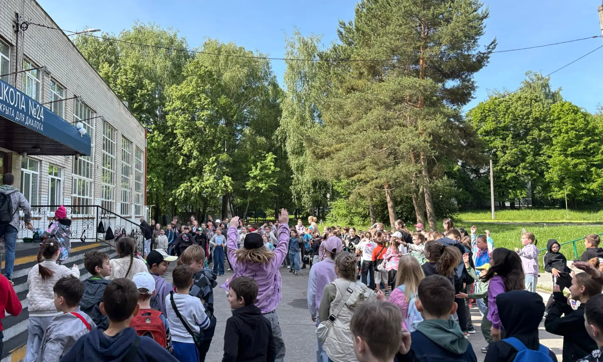 💥Сегодня в нашей школе состоялось открытие пришкольного лагеря «Дети Роз Ветров»☀️