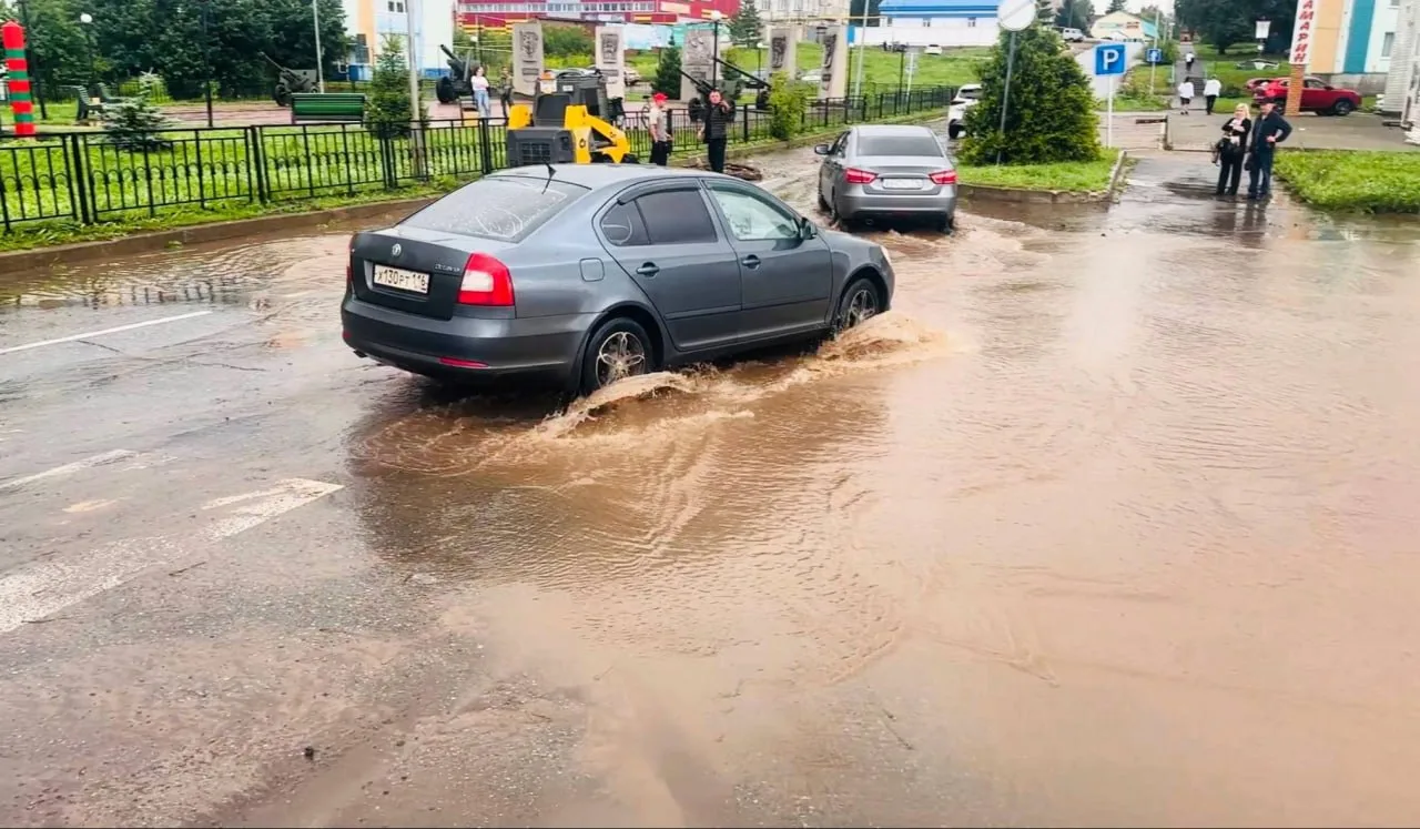 🌧 В Лениногорске выпало уже три месячные нормы осадков