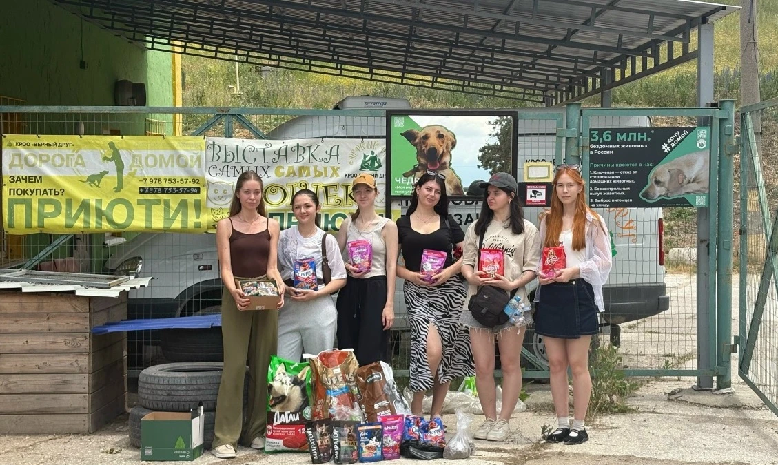 Вместе творим добро: студенты КУКИиТ помогли приюту «Верный друг»

Волонтёрский сектор Студенческого