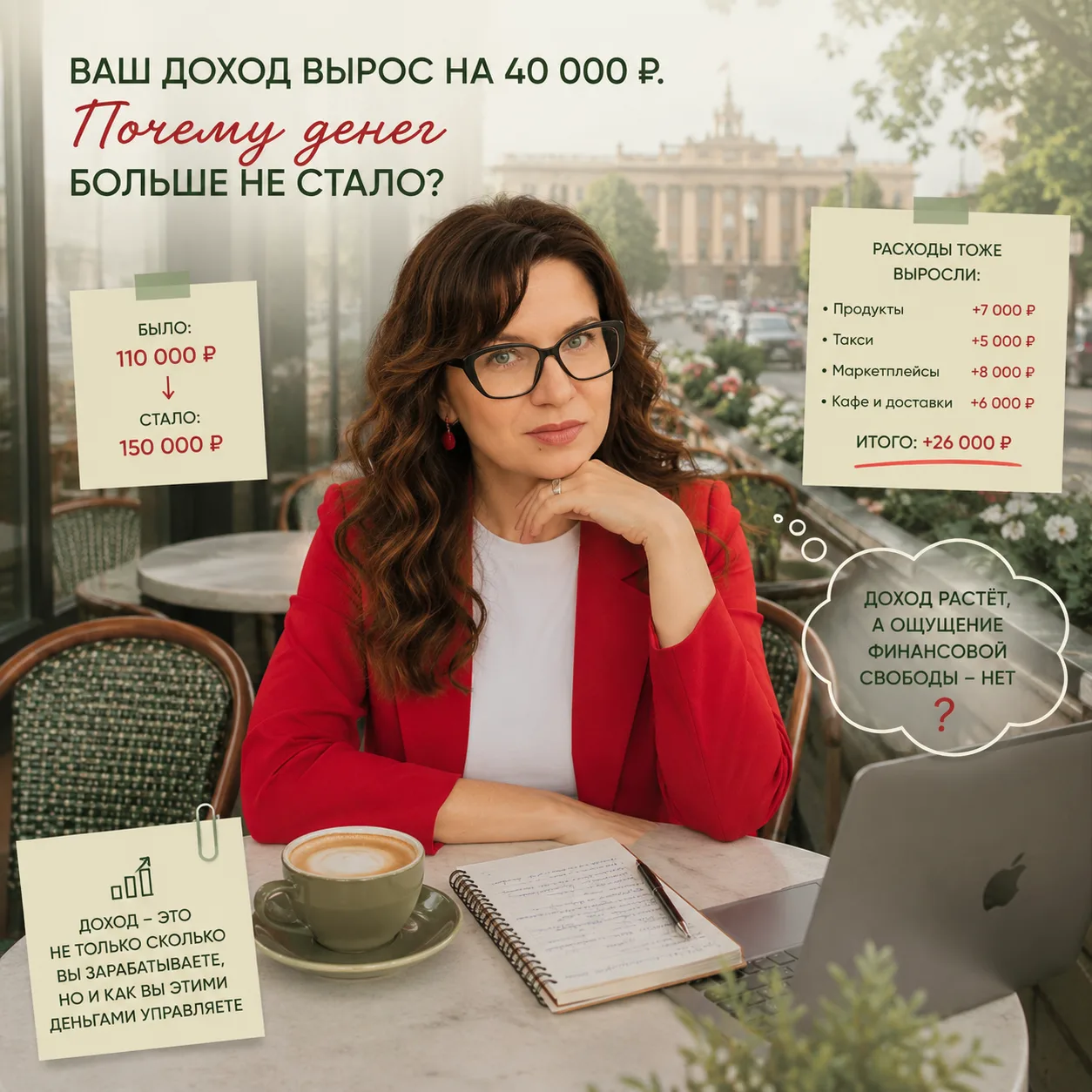 Ваш доход вырос на 40 000 ₽. Почему денег больше не стало?