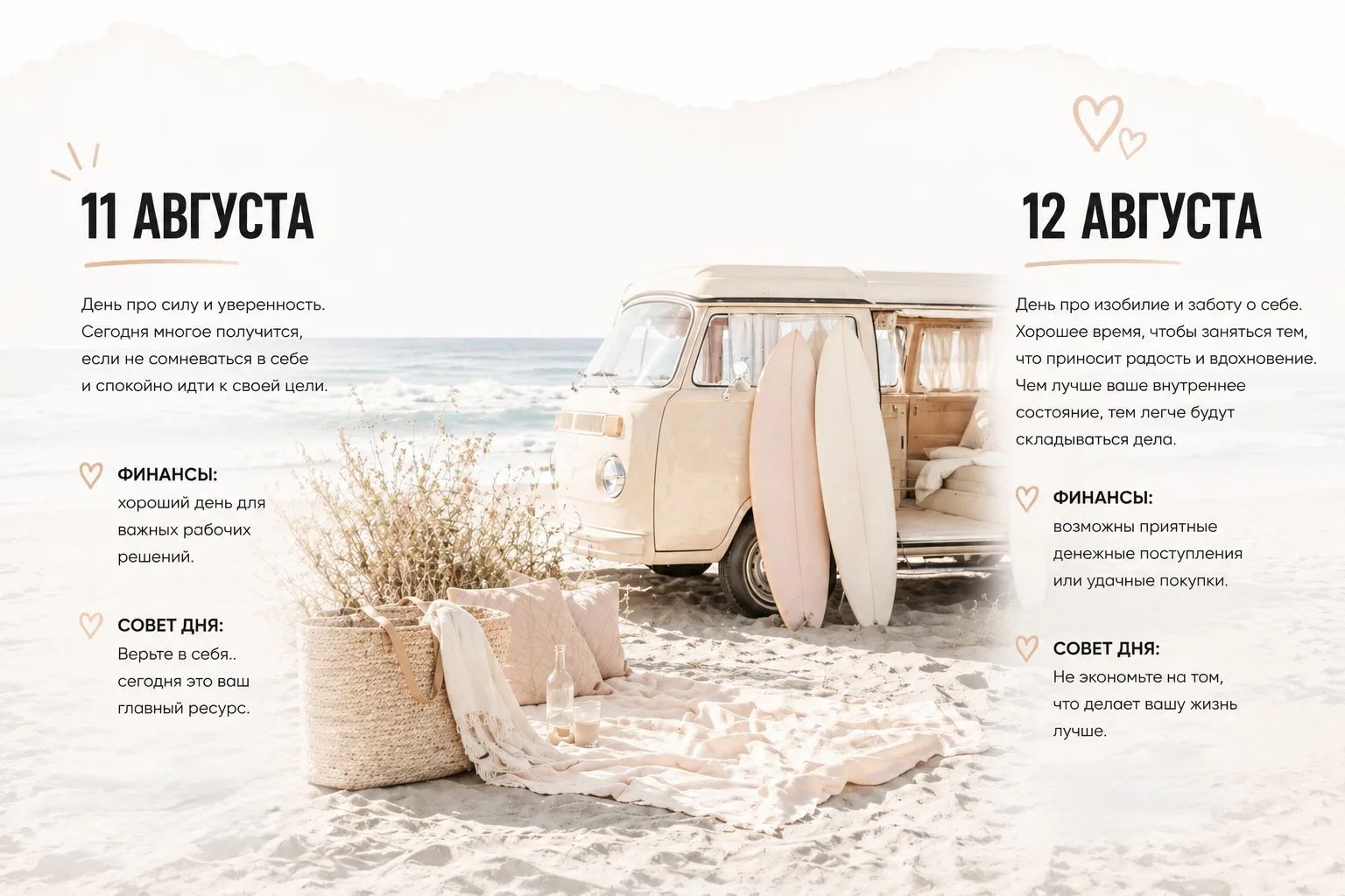 НЕДЕЛЬНЫЙ ПРОГНОЗ 🏖️