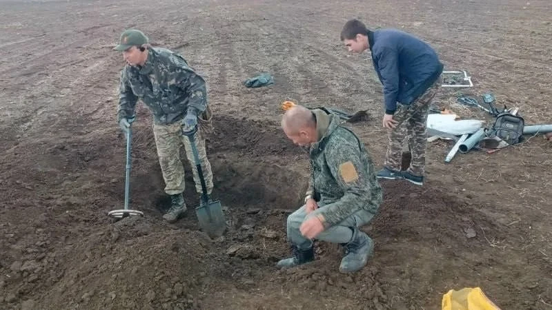 В Крыму поисковики обнаружили останки бойца Великой Отечественной войны
