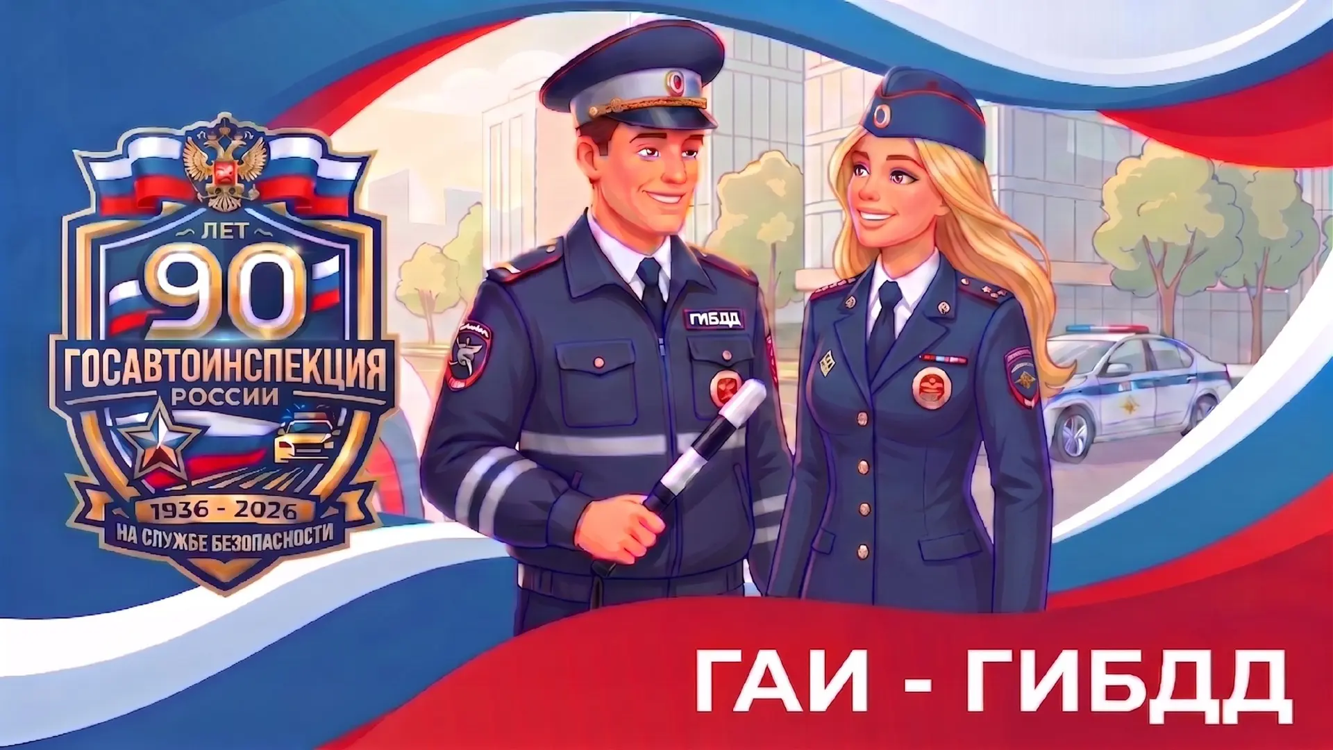 90 лет назад лет назад в нашей стране была создана Государственная  автомобильная инспе...
