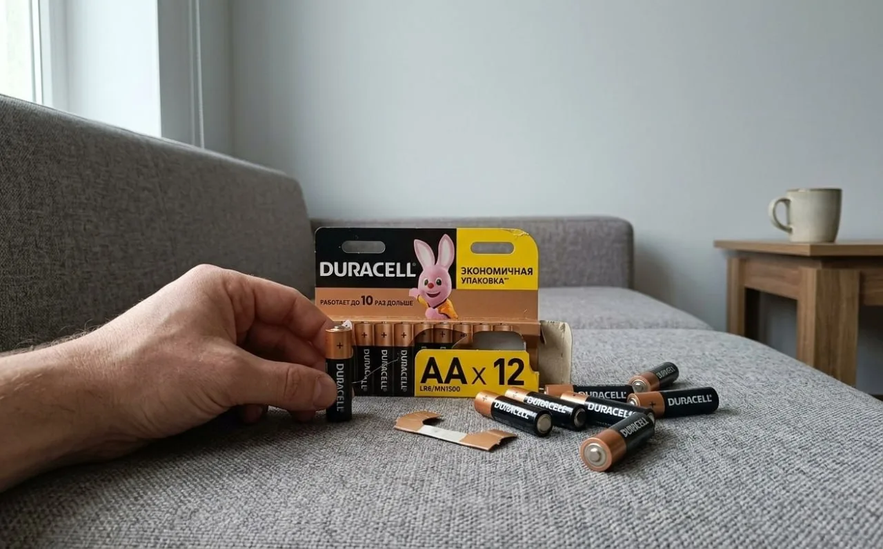 Батарейки Duracell из Бельгии